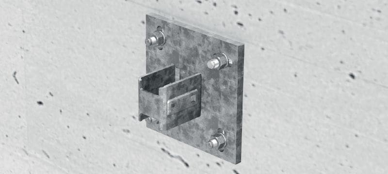 MIQB-CD osnovna ploča Vruće cinkovana (HDG) osnovna ploča za pričvršćivanje MIQ nosača za beton Primene 1