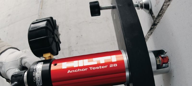 HAT 28 tester ankera Tester za provereno opterećenje i utvrđivanje otpora na silu izvlačenja za ankere i DX pričvršćivače Primene 1