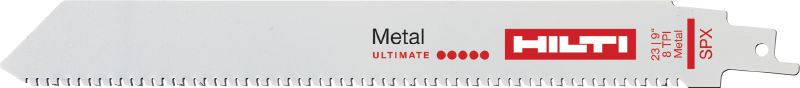 List univerzalne testere za tvrde metale Vrhunski list univerzalne testere sa vrhom od karbida za sečenje nerđajućeg čelika, livenog gvožđa i drugih tvrdih metala debljih od 7 mm (> 1/4)