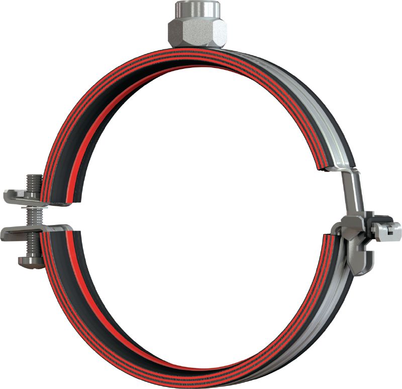 MPN-RC obujmica za cevi sa brzim zatvaranjem (sa zvučnom izolacijom) Podesivi prsten za cev