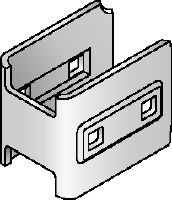 MIQC-SC konektor Vruće cinkovani (HDG) konektor, koji se koristi sa MIQ osnovnim pločama koje omogućavaju slobodno pozicioniranje nosača