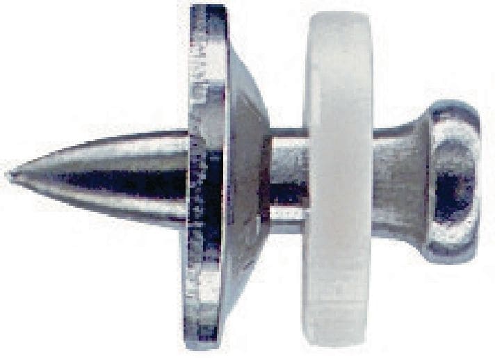 X-CR S12 ekseri od nerđajućeg čelika sa podloškom Pojedinačni ekser za korišćenje sa alatima sa pogonom na barut na čeliku u korozivnom okruženju