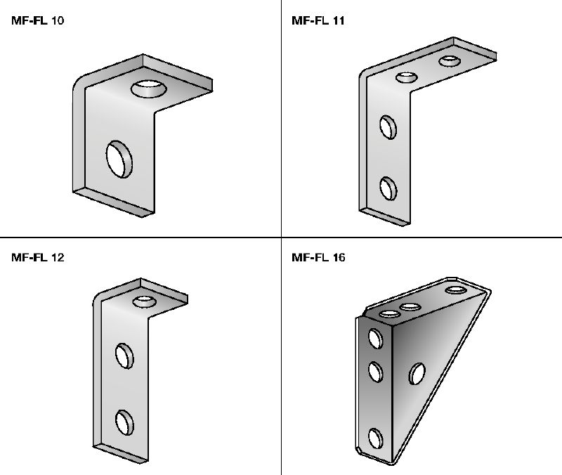 MF-FL ugaoni element Priključak HDG