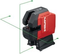 PM 20-CGE laser sa libelom i unakrsni linijski laser velike preciznosti Kombinovani laser sa zelenim zrakom velike preciznosti, 2 linije i 4 tačaka za vodovodne instalacije, nivelisanje, poravnavanje i procenu kvadrature