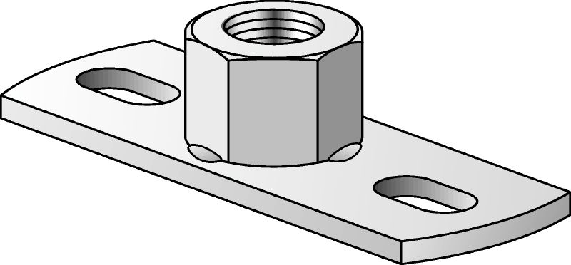 MGL 2-R Osnovna ploča za manja opterećenja A4 od nerđajućeg čelika (metričke mere)