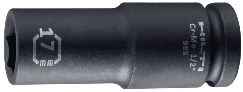SI-S 1/2 L dugačka gedora Dugi vibracioni usadni nastavak od 1/2'' za pritezanje zavrtanja i ankera