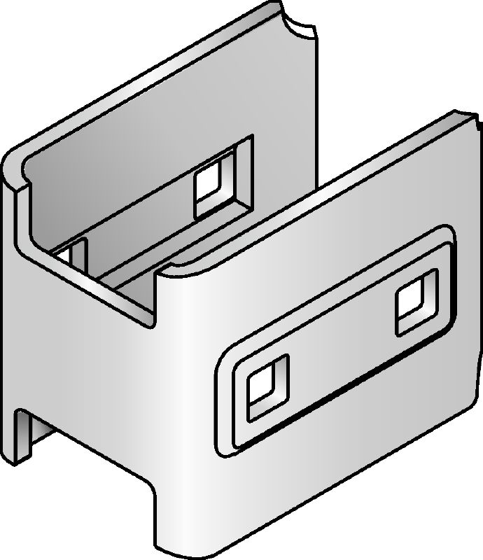MIQC-SC konektor Vruće cinkovani (HDG) konektor, koji se koristi sa MIQ osnovnim pločama koje omogućavaju slobodno pozicioniranje nosača